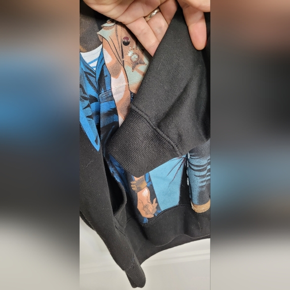 Y2K Gorillaz L Hoodie w pocket - Picture 7 of 11